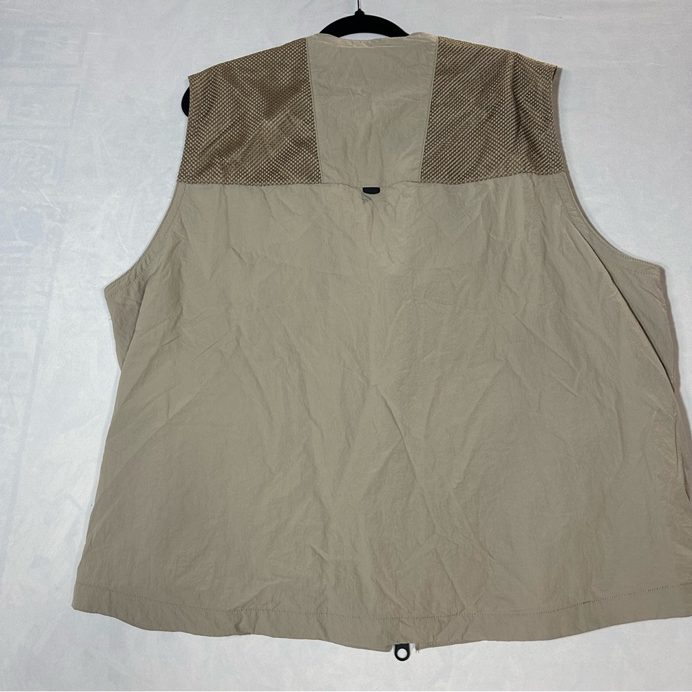 NWT H&M Men’s Xl Sport Beige Mesh-Lined outdoor Vest - Picture 2 of 3